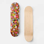 Verkehrsschilder Skateboard (Vorderseite)