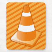 Verkehrssicherheits-Kegel Mousepad (Vorne)