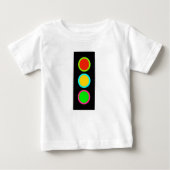 Verkehrssignal Stopp-Caution-Go Mod Stopp Light Fu Baby T-shirt (Vorderseite)
