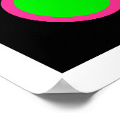 Verkehrssignal Stopp-Caution-Go Mod Stopp Light Fu Poster (Ecke)