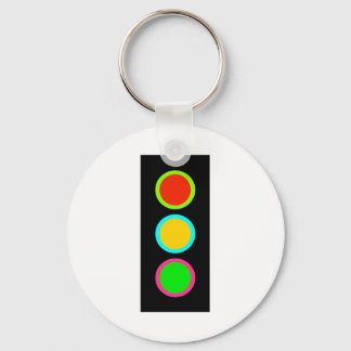 Verkehrssignal Stopp-Caution-Go Mod Stopp Light Fu Schlüsselanhänger