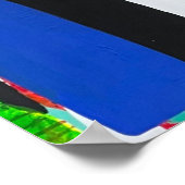 Verkehrsstau 24 x 24 Poster (Ecke)