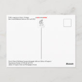 Verkehrsstaus abbauen postkarte (Rückseite)