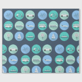 Verkehrssymbole Geschenkpapier (Flach)