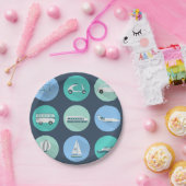 Verkehrssymbole Papier Teller (Party)