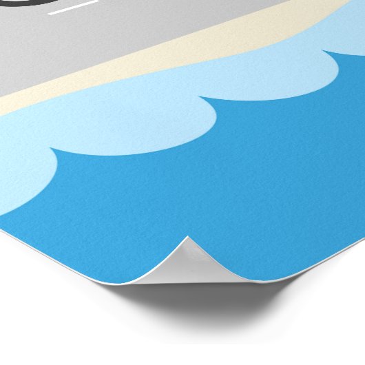 Verkehrsszene Poster (Ecke)