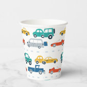 Verkehrsthema Geburtstag Pappbecher (Rechts)