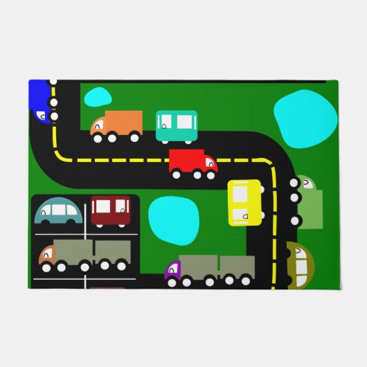 Verkehrstür Fußmatte (Vorderseite)