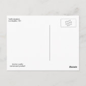 Verkehrsunfall, Los Angeles, 1951 Vintag Postkarte (Rückseite)