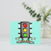 Verkehrsvergnügen Postkarte (Stehend Vorderseite)