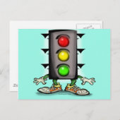 Verkehrsvergnügen Postkarte (Vorne/Hinten)