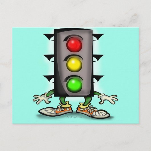 Verkehrsvergnügen Postkarte (Vorderseite)