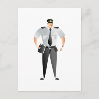 Verkehrswarte Postkarte