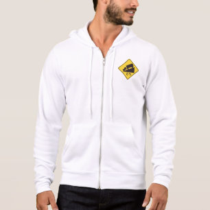 Verkehrszeichen für steile Steigungen beim LKW-Tra Hoodie