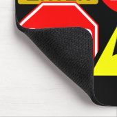 Verkehrszeichen Mousepad (Ecke)