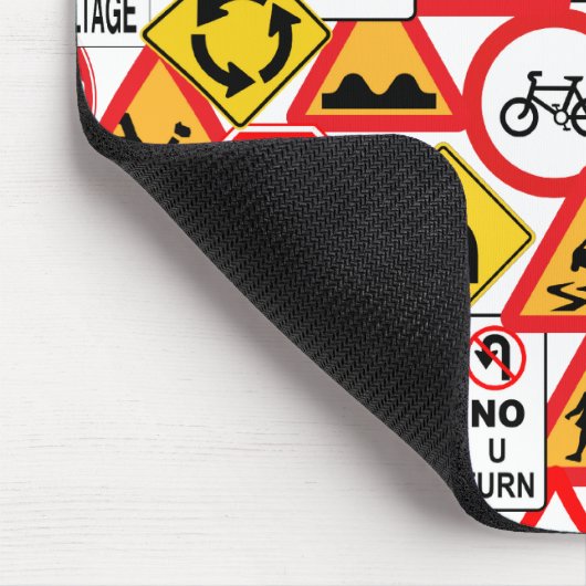 Verkehrszeichen Mousepad (Ecke)