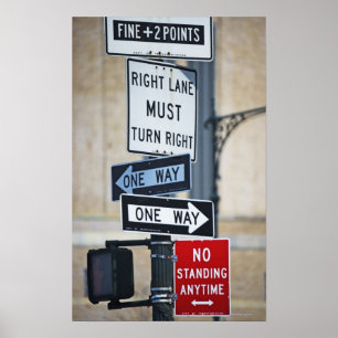Verkehrszeichen Poster