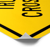 Verkehrszeichen Poster (Ecke)