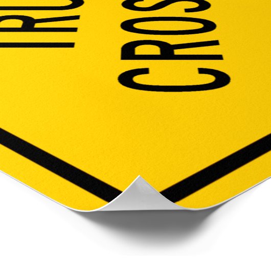 Verkehrszeichen Poster (Ecke)