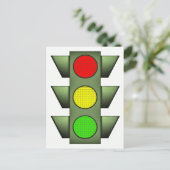 Verkehrszeichen Postkarte (Stehend Vorderseite)