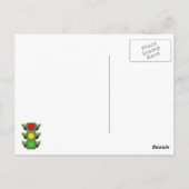 Verkehrszeichen Postkarte (Rückseite)