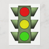 Verkehrszeichen Postkarte (Vorderseite)