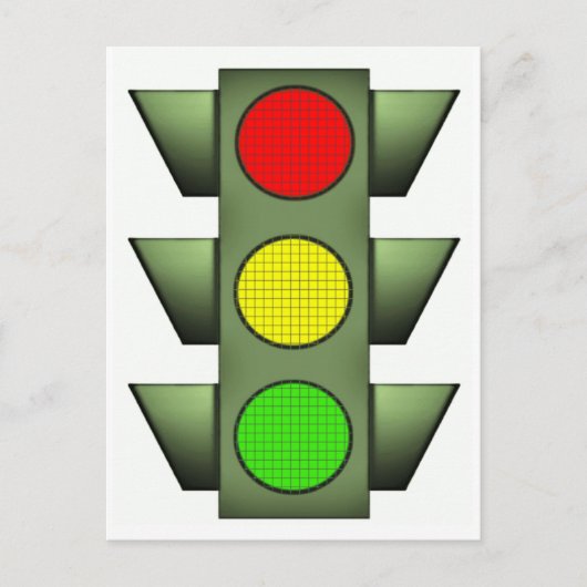 Verkehrszeichen Postkarte (Vorderseite)