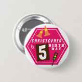 Verkehrszeichen Rot Button (Vorne & Hinten)