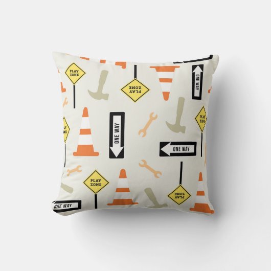 Verkehrszeichen-Wohngestaltung Kissen (Vorderseite)