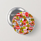 Verkehrszeichenknopf Button (Vorne & Hinten)