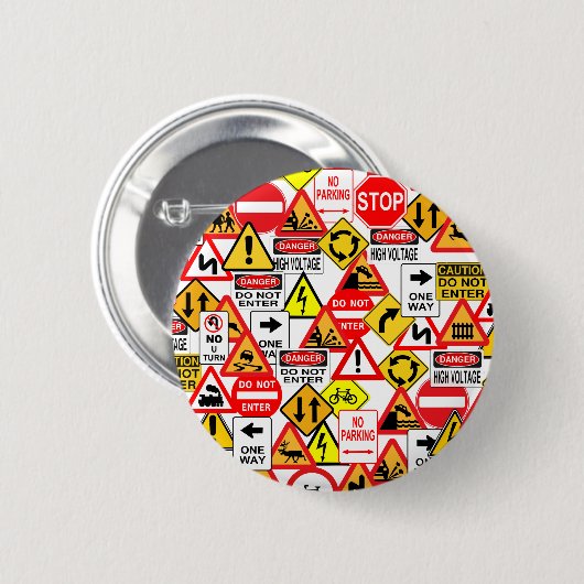 Verkehrszeichenknopf Button (Vorne & Hinten)