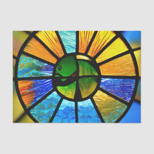 Verkettete Glaseffekte Entkundungspapier Seidenpapier (Vorderseite)