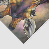 Verkettete Glass Giraffe Decoupage Seidenpapier (Ausschnitt)