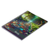 verkettetes Glas-Road-Notebook Notizblock (Linke Seite)