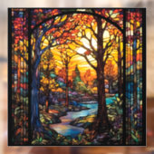 Verklammern des Fensters "Schönheit im Herbst" Fensteraufkleber (Blatt 2)