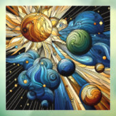 Verklammern des geklebten Glasfensters Fensteraufkleber (Blatt 3)