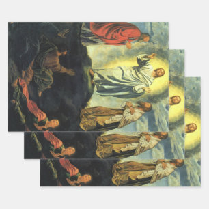 Verklärung Christi von Giovanni Girolamo Savoldo Geschenkpapier Set