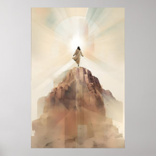 Verklärung Jesu Druck Aquarell Poster