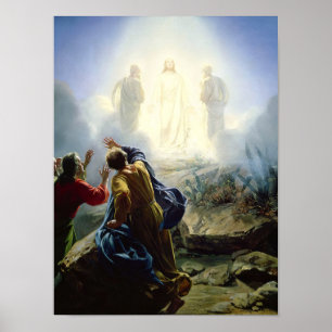 Verklärung Jesu, religiös Poster