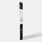 Verklebte Glaseeffekte iPhone Gehäuse, weiße Rosen Case-Mate iPhone Hülle (Rückseite / Links)