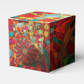 verklebte Ornamente Geschenkschachtel (Vorderseite)