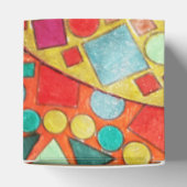 verklebte Ornamente Geschenkschachtel (Oben)