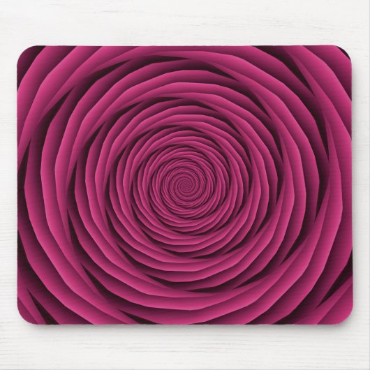 Verkleidete Kabel in rosa Mousepad (Vorne)