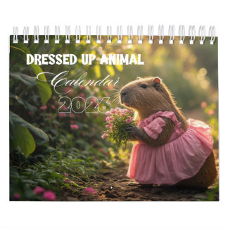 Verkleideter Tierkalender 2026 Kalender