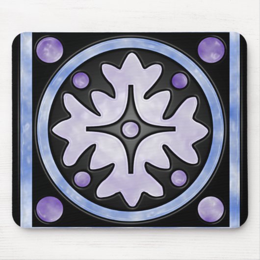 verkleidetes Hartglas Mousepad (Vorne)