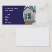 Verkleidung auf neuem Zuhause Visitenkarte (Vorne/Hinten)