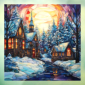 Verkleidung der Glaskirche Fensteraufkleber (Blatt 3)