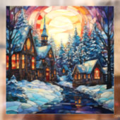 Verkleidung der Glaskirche Fensteraufkleber (Blatt 2)