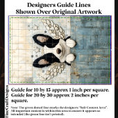 Verkleidung der Grenze CL3 Decoupage Seidenpapier