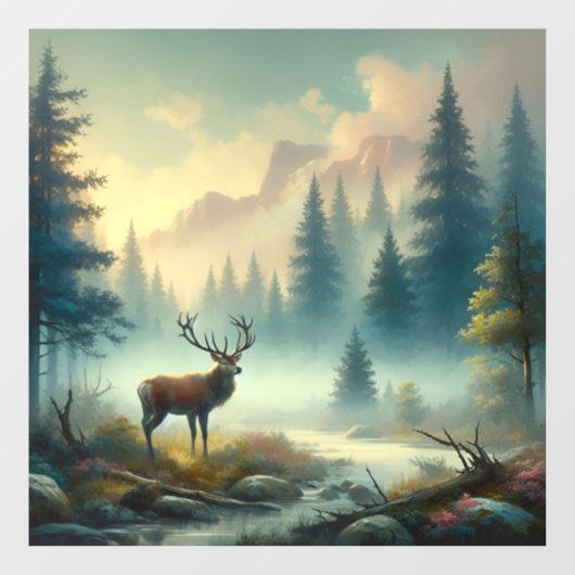 Verkleidung der Ölfarbe Fensteraufkleber (Blatt)